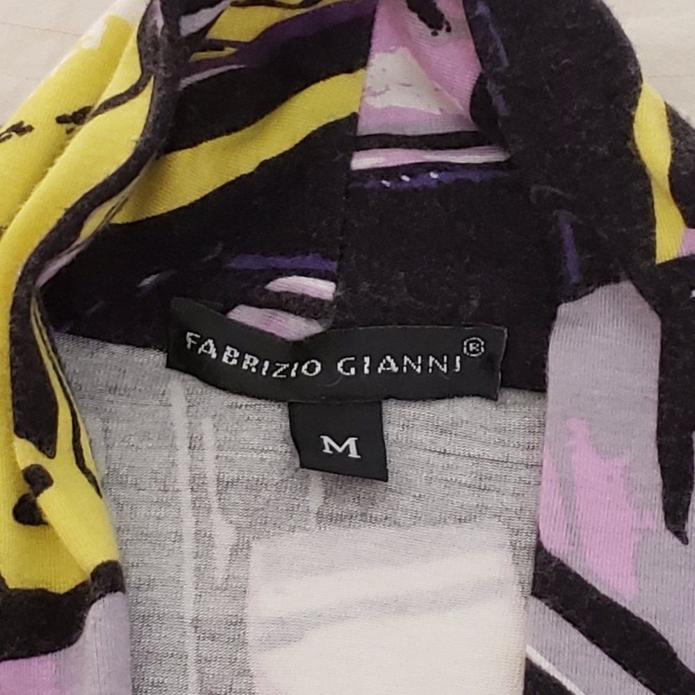 Fabrizio Gianni V neck blouse M - Picture 11 of 11